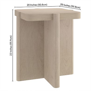 Finley & Sloane Laguna 20-inch Square Side Table