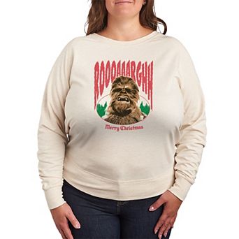 Plus Size Star Wars Chewbacca French Terry Long Sleeve Tee