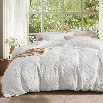 Bedsure Breathable & Soft Boho Duvet Cover Set with Pillowcases