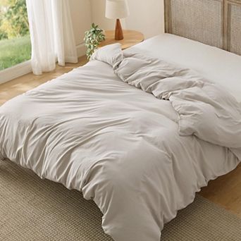 Bedsure Prewashed Cotton-Like Extra Soft Duvet Cover