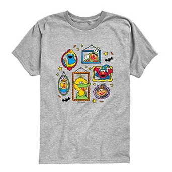 Toddler Boy Sesame Street Halloween Frames Short Sleeve Graphic Tee
