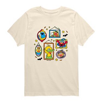 Toddler Boy Sesame Street Halloween Frames Short Sleeve Graphic Tee