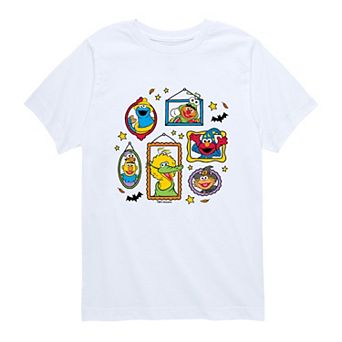 Toddler Boy Sesame Street Halloween Frames Short Sleeve Graphic Tee