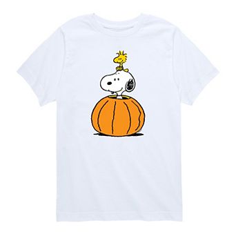 Toddler Boy Peanuts Snoopy & Woodstock Pumpkin Short Sleeve Graphic Tee