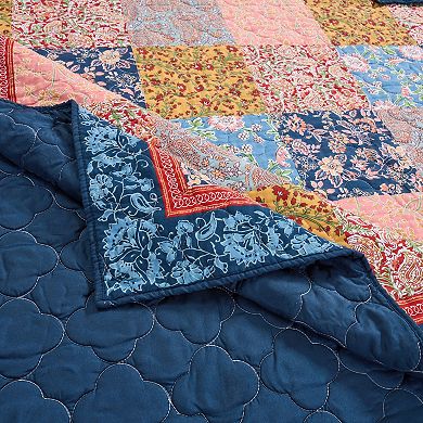 Greenland Home Fashions Tangier Patchwork Quilt Set