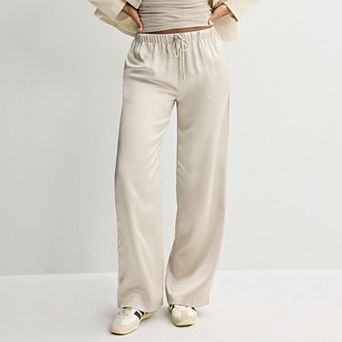 Juniors' SO® Satin Pull-On Trousers