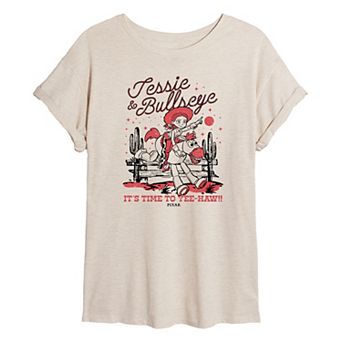 Juniors' Disney / Pixar's Toy Story Jessie & Bullseye Oversized Tee