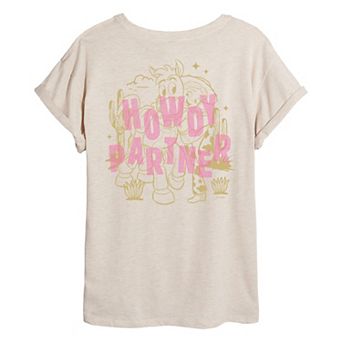 Juniors' Disney / Pixar's Toy Story Jessie & Bullseye Oversized Tee