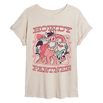 Juniors' Disney / Pixar's Toy Story Jessie & Bullseye Oversized Tee