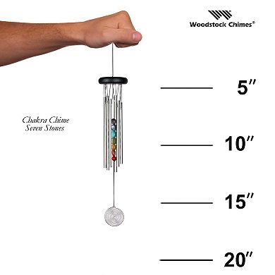 Evergreen Enterprises Chakra Chime Seven Stones Wind Chime