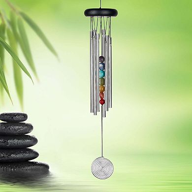 Evergreen Enterprises Chakra Chime Seven Stones Wind Chime