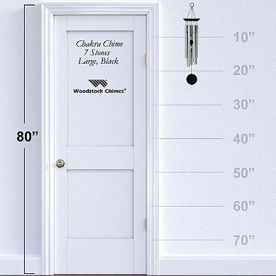 Evergreen Enterprises Chakra Chime Large Seven Stones Wind Chime