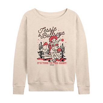 Women's Disney / Pixar's Toy Story Jessie & Bullseye “It’s Time to Yee‑Haw!!” French Terry Long Sleeve Tee