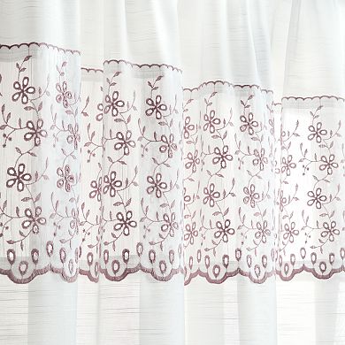 Martha Stewart Fairford 2-Piece Light-Filtering Window Curtain Panel Set