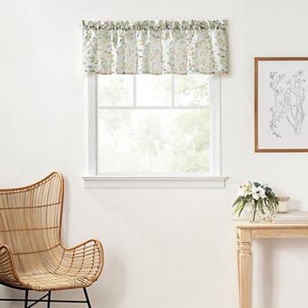 Martha Stewart Kensington Garden Print Window Valance