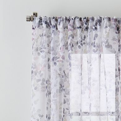 Martha Stewart Central Park 2-Piece Light-Filtering Window Curtain Panel Set