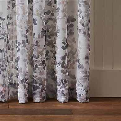Martha Stewart Central Park 2-Piece Light-Filtering Window Curtain Panel Set