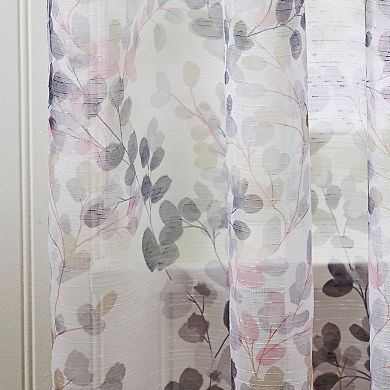 Martha Stewart Central Park 2-Piece Light-Filtering Window Curtain Panel Set