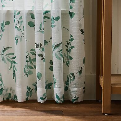 Martha Stewart Maddison 2-Piece Light-Filtering Window Curtain Panel Set