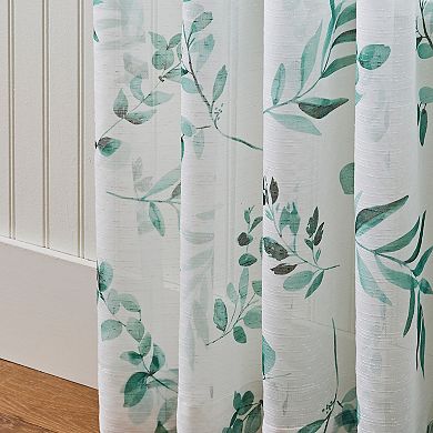 Martha Stewart Maddison 2-Piece Light-Filtering Window Curtain Panel Set