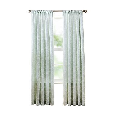 Martha Stewart Raina Matelasse 2-Piece Window Curtain Panel Set
