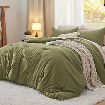 Bedsure Soft Reversible Comforter Set with Shams