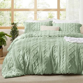 Bedsure Elegant Embroidery Comforter Set with Shams