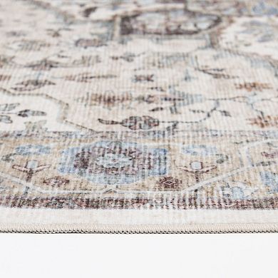 Natco Home Velveteen Washable Throw or Area Rug