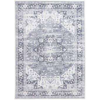 Natco Home Velveteen Washable Throw or Area Rug