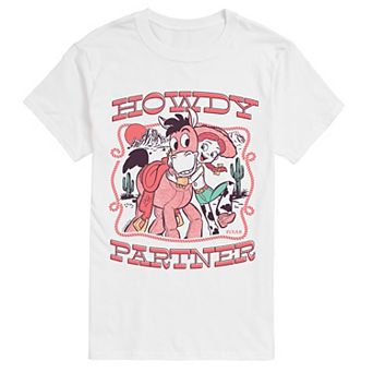 Men's Disney's Toy Story Jessie & Bullseye Graphic Short Sleeve Tee