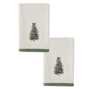 Avanti Snowy Pines 2-Pack Fingertip Towel Set