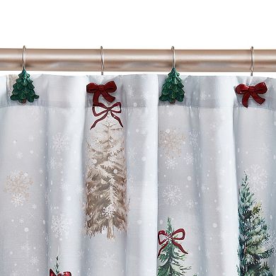 Avanti Snowy Pines Shower Curtain