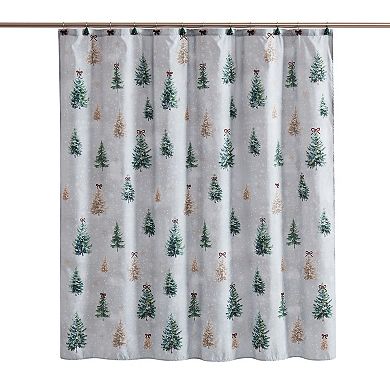 Avanti Snowy Pines Shower Curtain