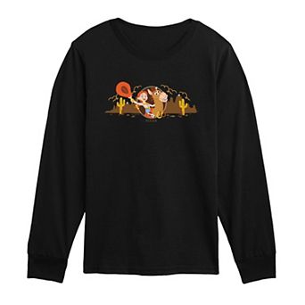 Toddler Boy Disney’s Toy Story 5 Jessie & Bullseye Graphic Long Sleeve Tee