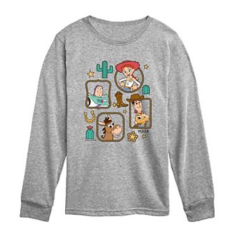 Toddler Boy Disney’s Toy Story 5 Western Frames Long Sleeve Graphic Tee