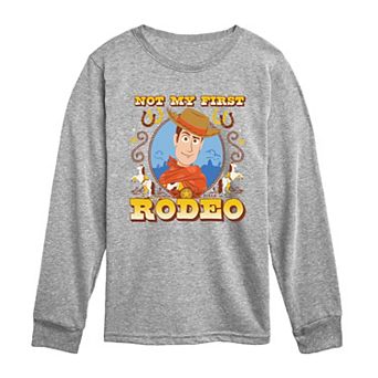 Toddler Boy Disney’s Toy Story 5 Woody Not My First Rodeo Long Sleeve Graphic Tee