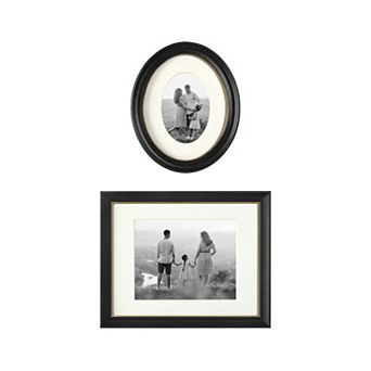 Belle Maison Oval and Square Wall Frame 2 pc Set