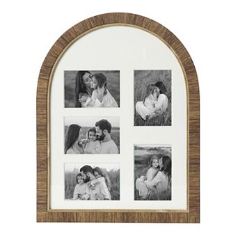 Belle Maison 18"x14" Arch Collage 5 Slot 4x6 Photo Frame