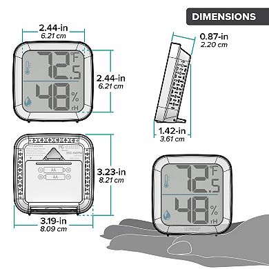 La Crosse Technology Digital Indoor Thermometer & Humidity Monitor