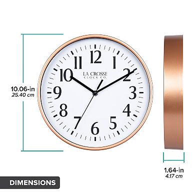La Crosse Technology 10-Inch Analog Quartz Wall Clock