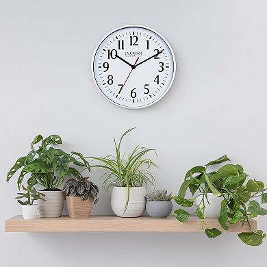 La Crosse Technology 10-Inch Analog Quartz Wall Clock