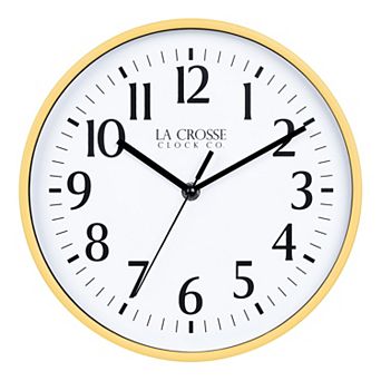 La Crosse Technology 10-Inch Analog Quartz Wall Clock