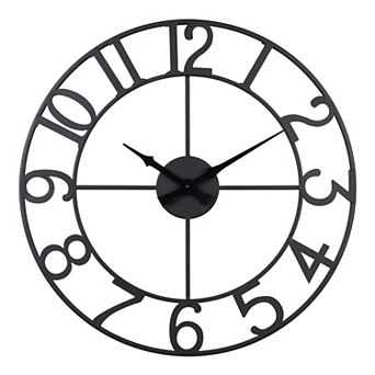 La Crosse Technology Metal Tower Analog Wall Clock