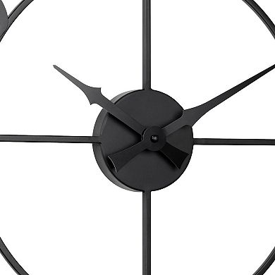 La Crosse Technology Metal Tower Analog Wall Clock