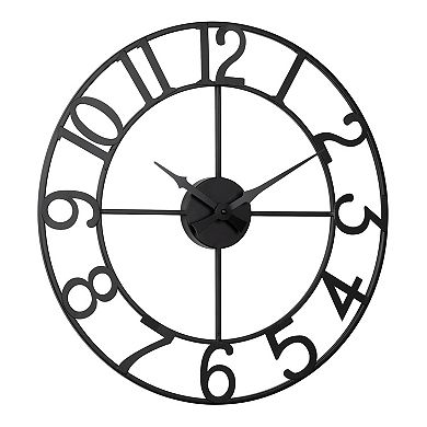 La Crosse Technology Metal Tower Analog Wall Clock