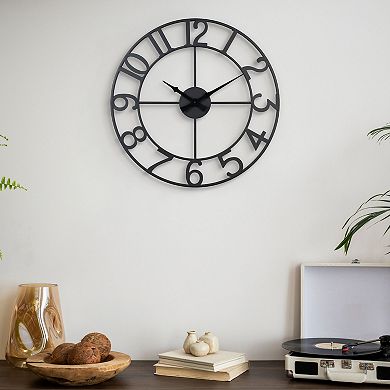 La Crosse Technology Metal Tower Analog Wall Clock