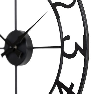 La Crosse Technology Metal Tower Analog Wall Clock