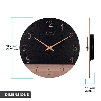 La Crosse Technology 12-Inch Analog Quartz Wall Clock