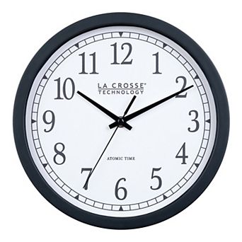 La Crosse Technology 10-Inch Classic Atomic Analog Wall Clock