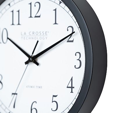 La Crosse Technology 10-Inch Classic Atomic Analog Wall Clock